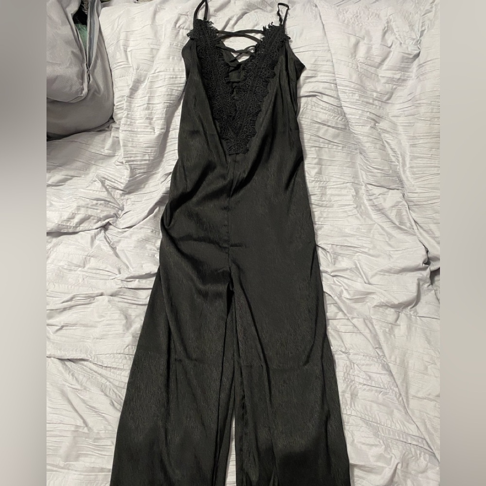 Black Laced Women’s Pantsuit